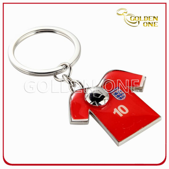 Venta caliente Mejor calidad chapado en oro pistón llavero metálico