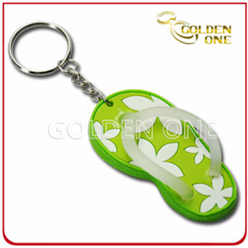 Cadena de PVC suave del PVC suave del modelo del logotipo 3D de moda