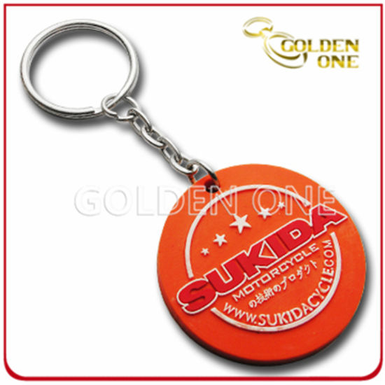 Llavero de silicona de PVC suave personalizado barato de alta calidad