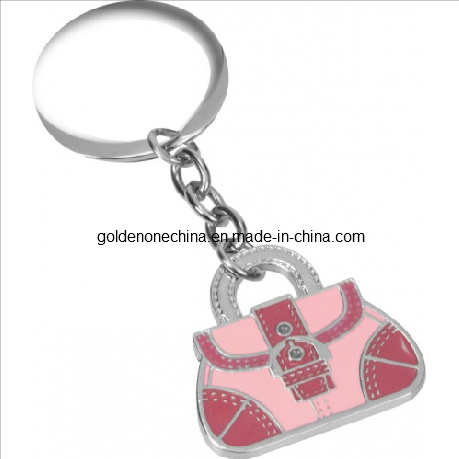 Llavero de metal con forma de corazón personalizado con cordón