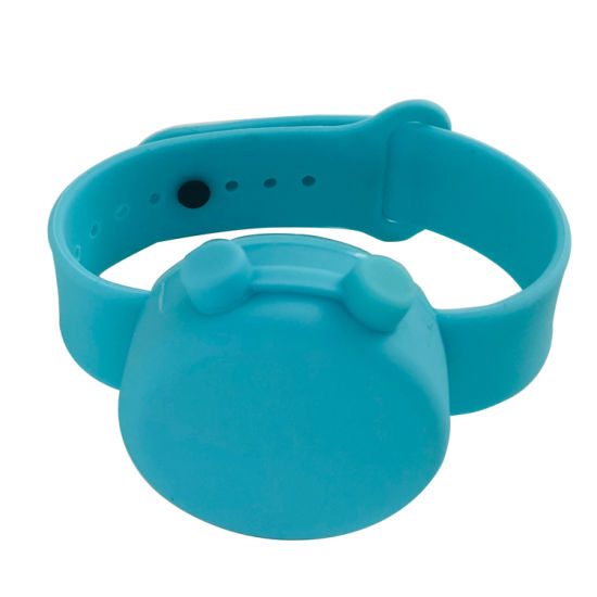 Pulsera de silicona para desinfectante a mano personalizada para regalos de promoción