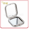 Regalo promocional espejo de bolsillo de metal plegable de cristal brillante.