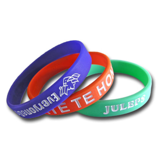 Regalo de promoción Pulsera de silicona de silicona.