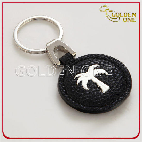 Llave de cuero genuino de alta calidad FOB