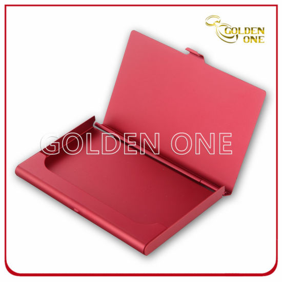 Titular de la tarjeta de visita de aluminio multicolor de la venta caliente