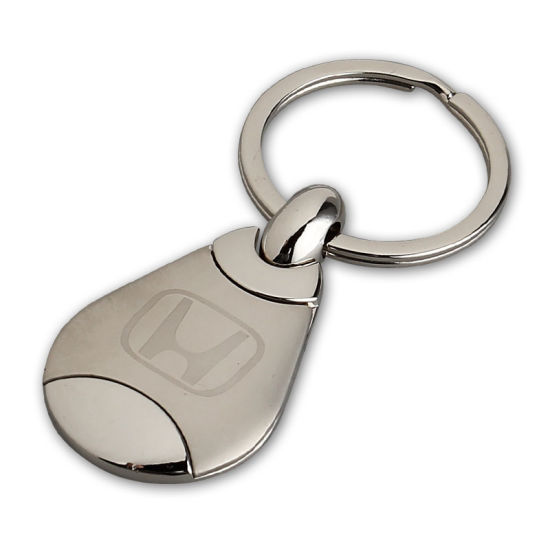 Personalizado de alta calidad de esmalte suave debossed logo llavero metálico