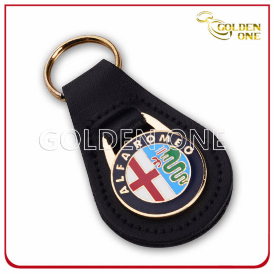 Cadena de metal de precio barato colorido personalizado con cuero