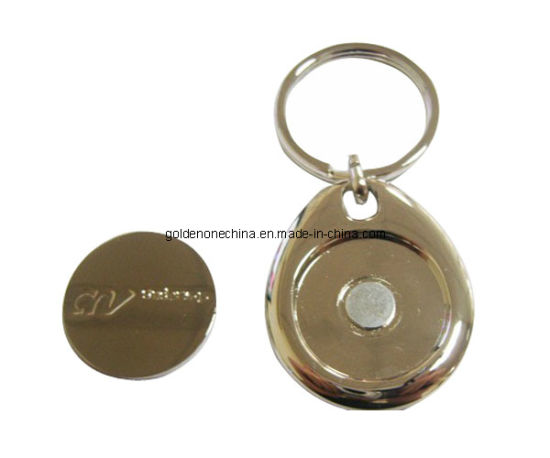 Toporte de moneda de trolley de metal impreso personalizado
