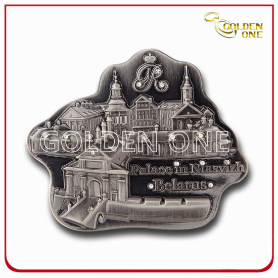 Forma personalizada y el logo 3D Metal imán de nevera