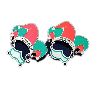 Insignias conmemorativas del carnaval del deporte del metal del oro de la antigüedad del logotipo de encargo de la buena calidad