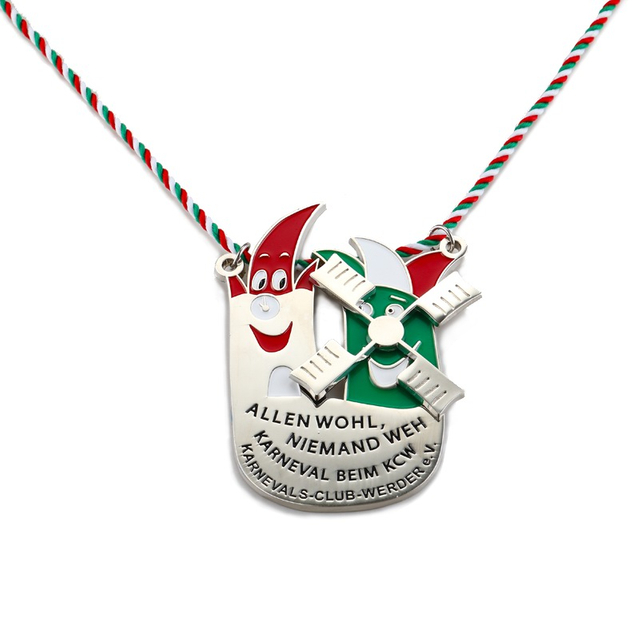 Medalla de aleación de zinc de metal de recuerdo con forma de logotipo personalizado de moda de precio bajo al por mayor