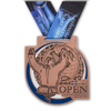 Medalla de esmalte suave de metal deportivo Taekwondo Kungfu personalizado
