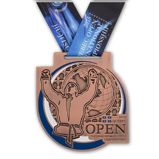 Medalla de esmalte suave de metal deportivo Taekwondo Kungfu personalizado