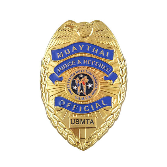 Insignia personalizada de chapado en oro de metal