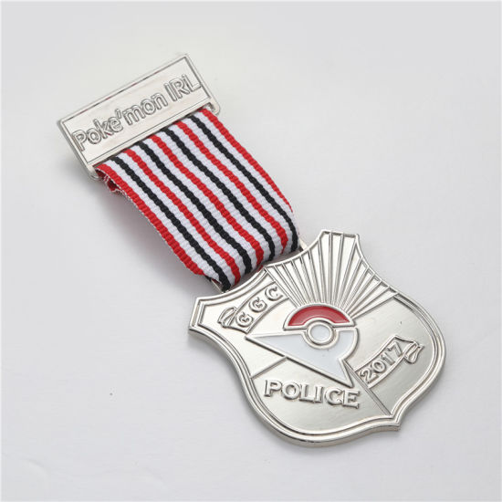 Medalla de metal de esmalte suave de deporte en relieve 3D personalizado de suministro de fábrica