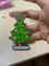 Árbol de navidad de regalo de recuerdo Ornamento colgante con luz LED