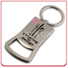 Llave de cuero personalizada FOB con émbolo en relieve de metal de latón antiguo