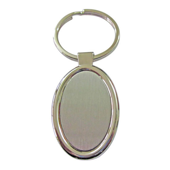 Llavero de metal chapado en oro personalizado para bienes raíces