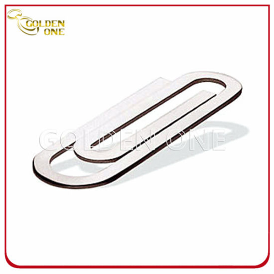 Forma cuadrada de diseño de lujo personalizado Bookmark de acero inoxidable