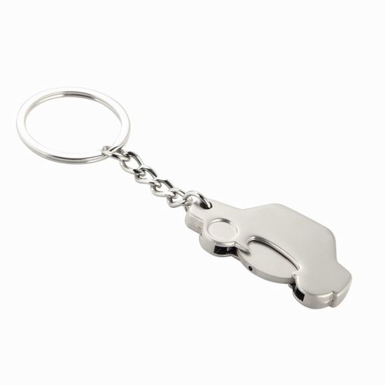 Tenedor personalizado de la llave de la moneda del supermercado (CH05-9)