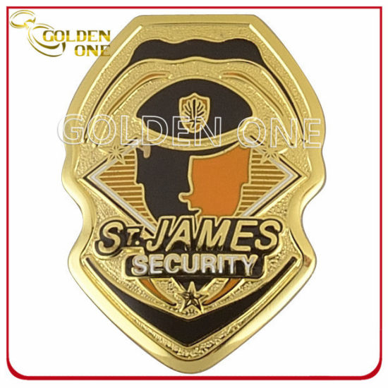 Emblema militar de acabado oro estampado de cobre personalizado