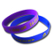 Regalo de promoción Coloración empotrada personalizada Logo Pulsera de silicona