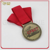 Medalla de deporte de compilación de diversión de plata antigua personalizada
