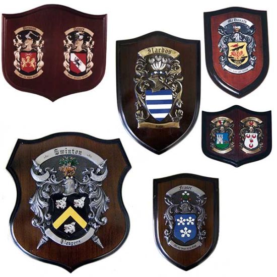 Placa de madera de recuerdo de diseño 3D personalizado con insignia de metal y caja de terciopelo