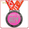 Medallón de premio de media maratón con acabado antiguo personalizado