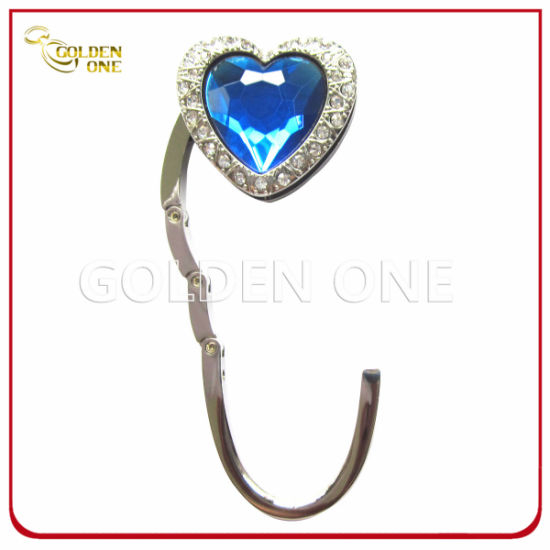 Tenedor plegable de metal de acabado Gliffer con forma de corazón