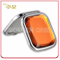 Regalo promocional espejo de bolsillo de metal plegable de cristal brillante.