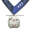 Medalla plateada de uso de recuerdo personalizado