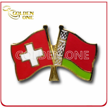Pin de esmalte de bandera de esmalte de esmalte suave de recuerdo de prommoción