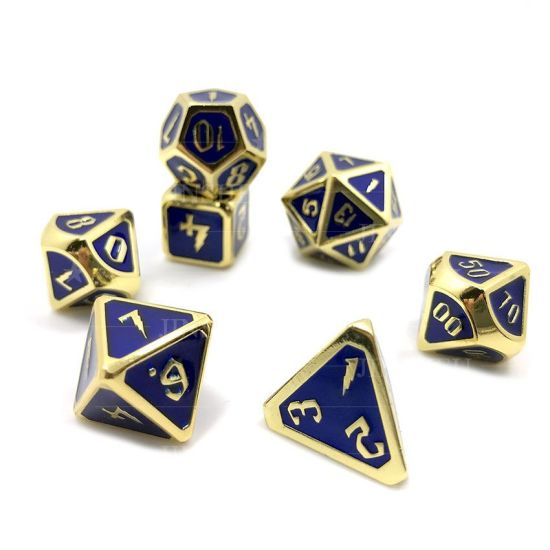 Venta caliente de alta calidad matrimonio de alambre color metal dados para el juego