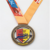 Medalla deportiva giratoria de diseño personalizado de alta calidad