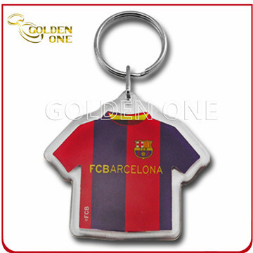 Regalo promocional deporte compensado impresión suave llavero de PVC