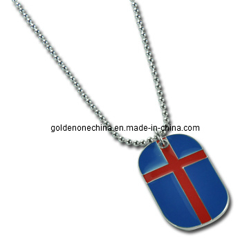 Etiqueta de perro de metal de esmalte suave estampado de hierro personalizado