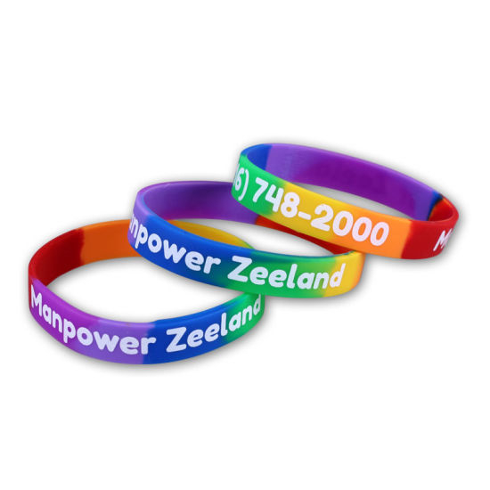 Regalo de promoción Pulsera de silicona de silicona.