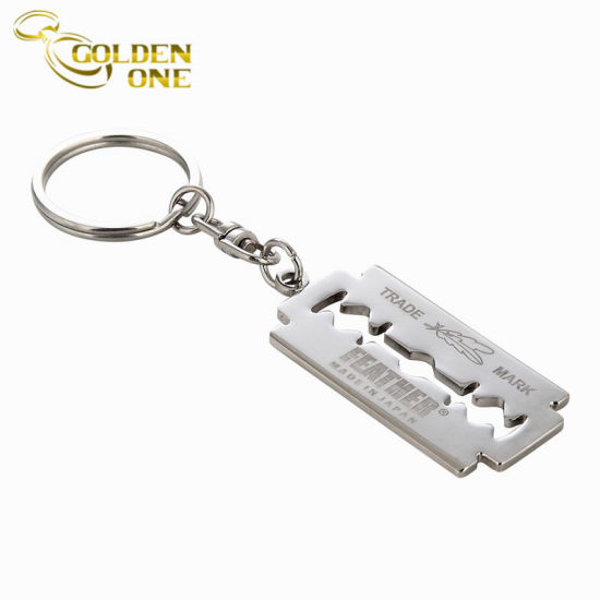 Cadena de metal de souvenir pulido cromado personalizado