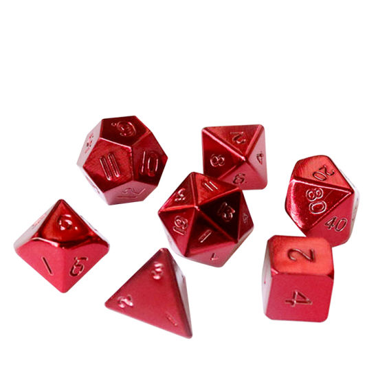 Venta caliente de alta calidad matrimonio de alambre color metal dados para el juego