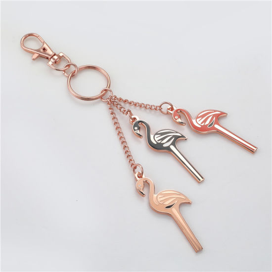 Promoción personalizada Tenedor de llave de metal del esmalte de la promoción